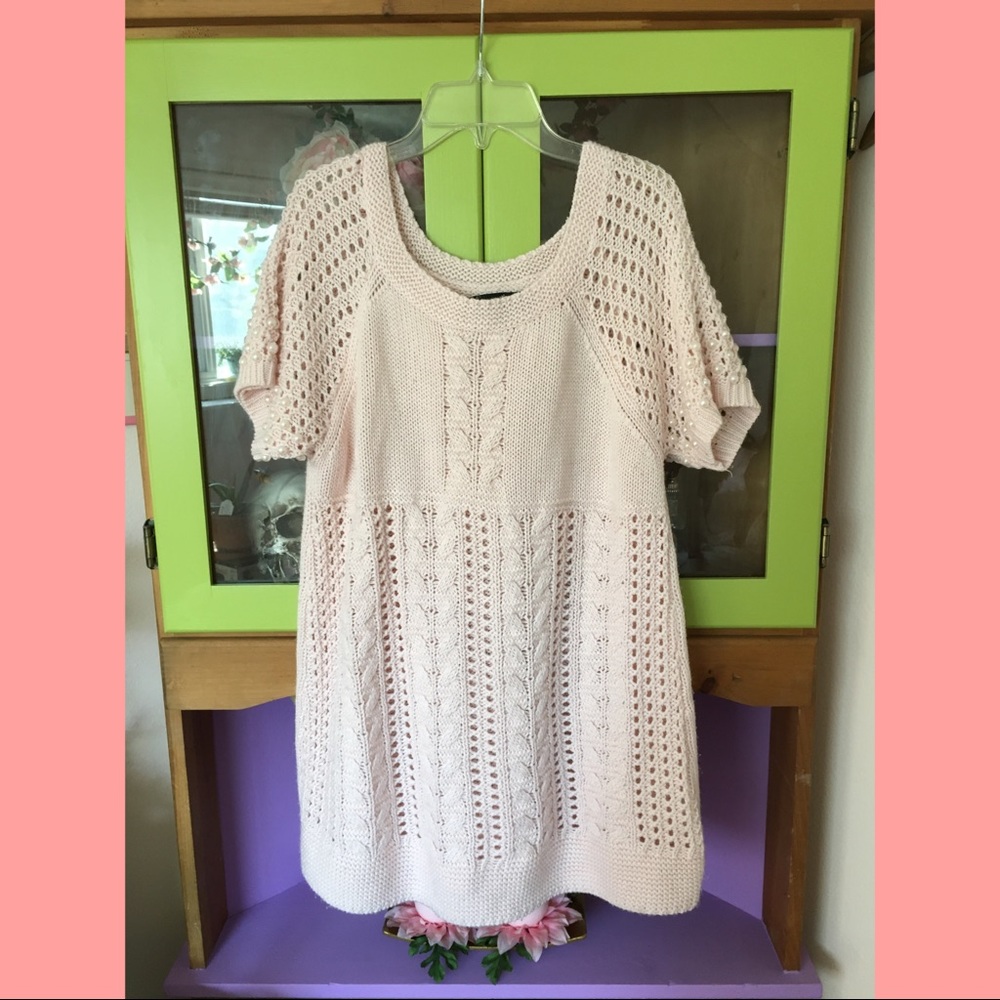 🌸pale pink sweater/knit dress🌸